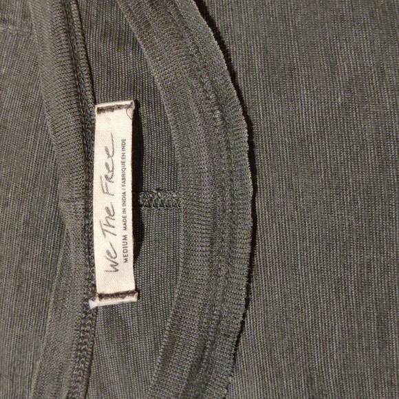 Free a people grey oversized long sleeve T-Shirt - Picture 6 of 7